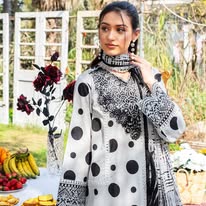 Faleesha Embroidered Digital Print 3-Piece Suit